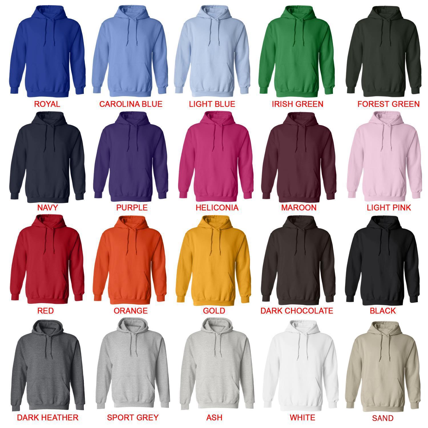 hoodie color chart - Shinchan Shop