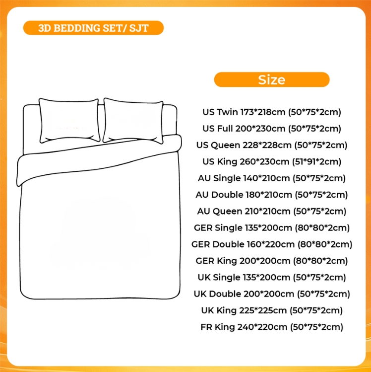 3D BEDDING SET - Shinchan Shop